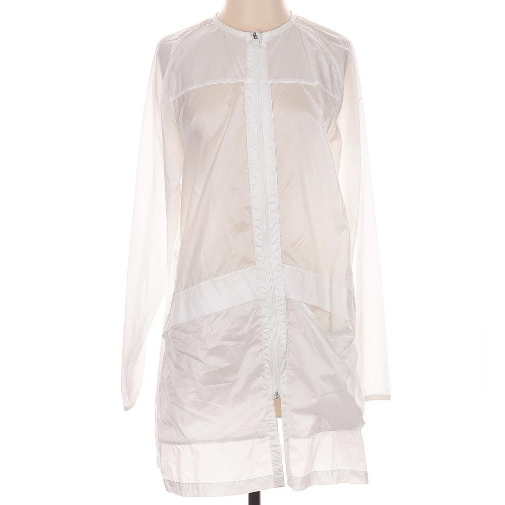 Nike White Lightweight Packable Longline Zip Jacket 648575 Womens S - Picture 4 of 6
